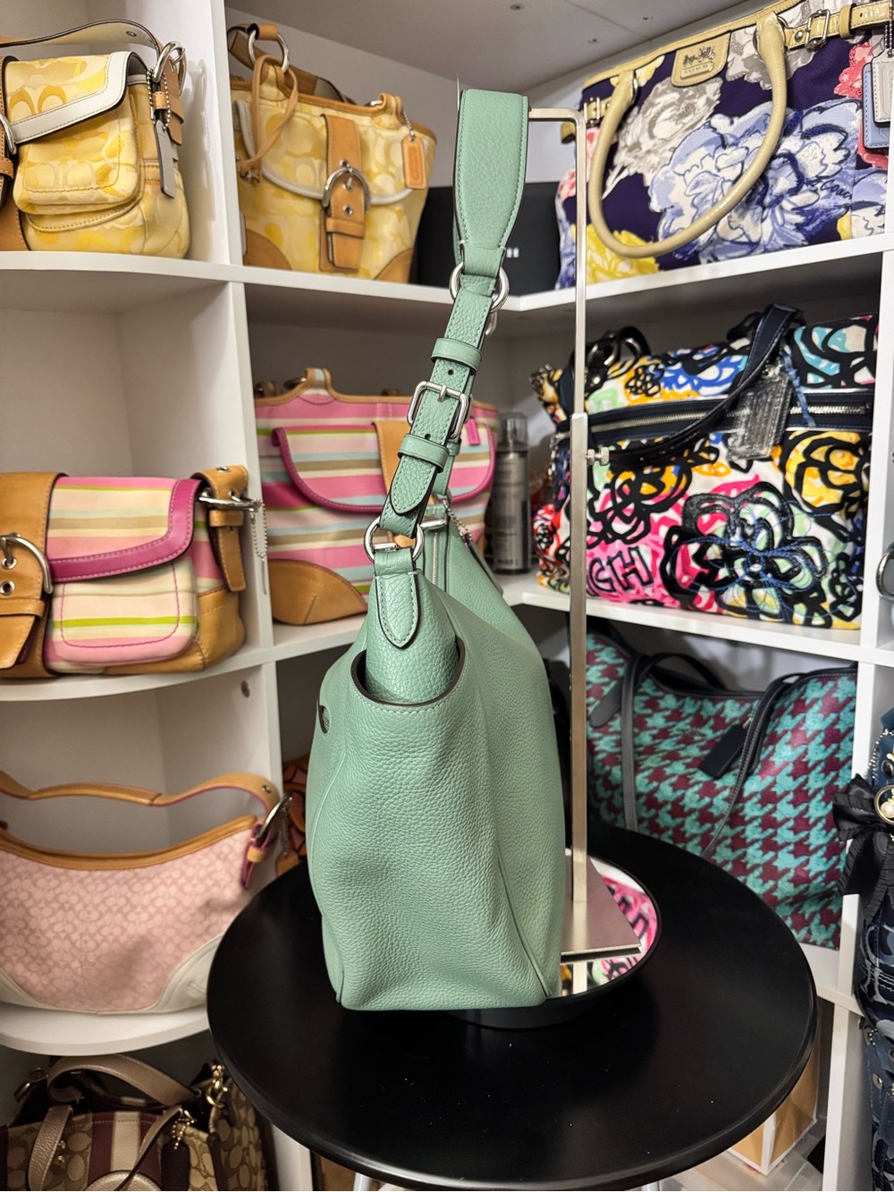 Coach Rory Green Shoulder Bag - Picture 4 of 10